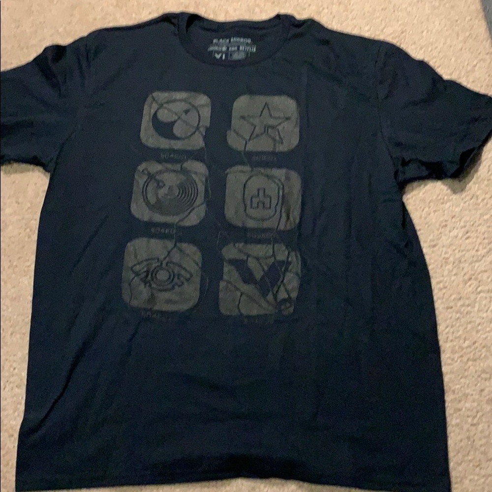 Black Mirror T Shirt XL BRAND NEW W/O TAGS